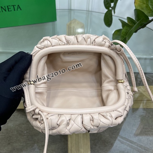 Bottega veneta高端女包 98061 寶緹嘉升級版小號編織雲朵包 BV經典款純手工編織羔羊皮女包  gxz1169